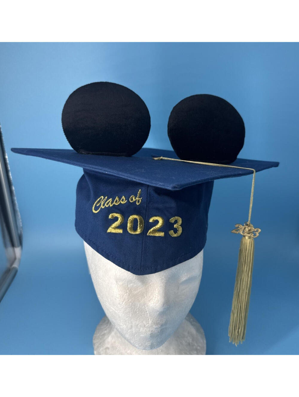 Disney Parks Class Of 2023 Graduation Mickey Mouse Ear Hat Cap Tassel New READ